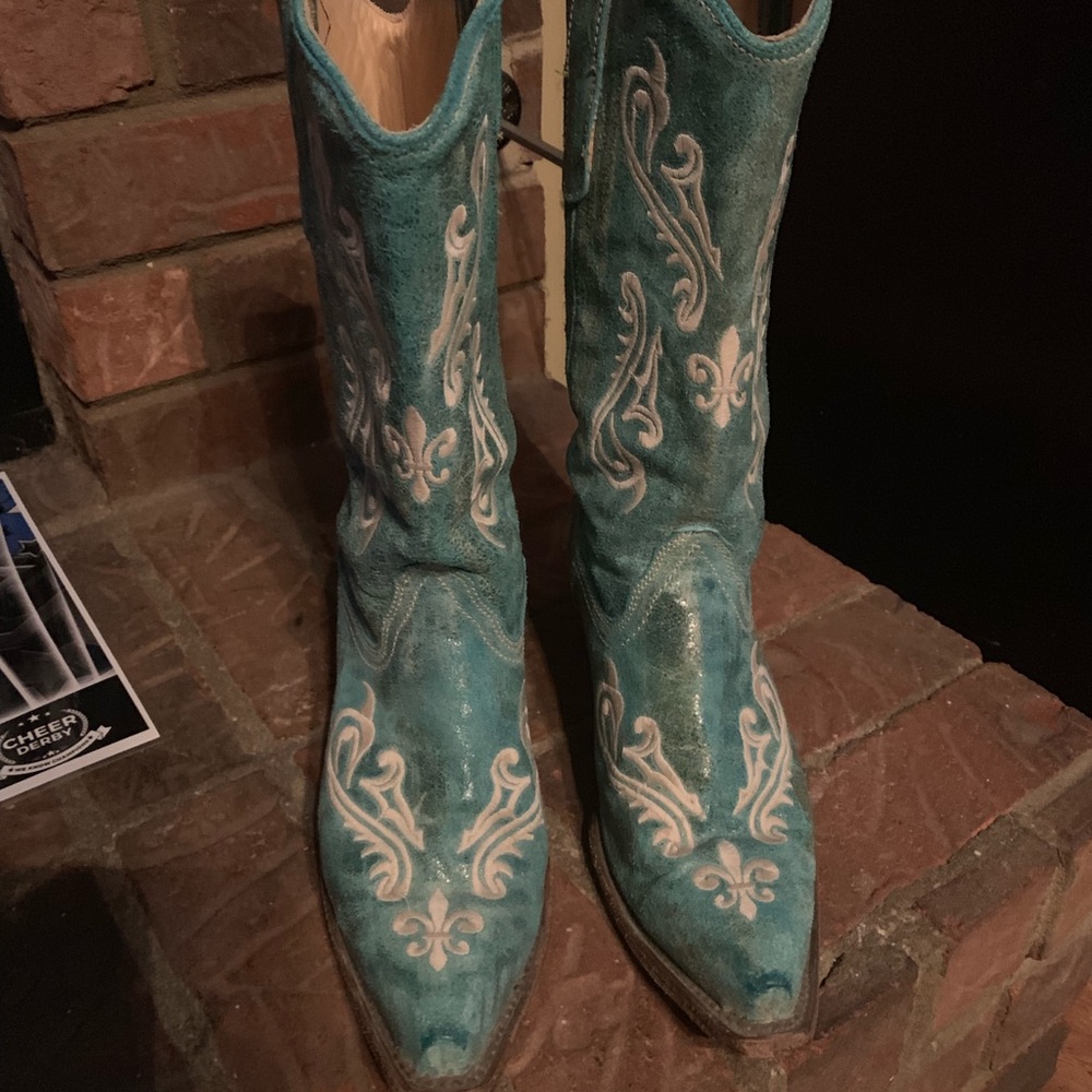 Turquoise Corral Boots